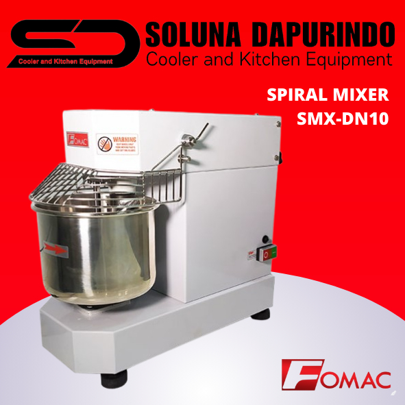 FOMAC Spiral Mixer SMX-DN10 / SMXDN10 / Mesin Pengaduk Adonan Roti