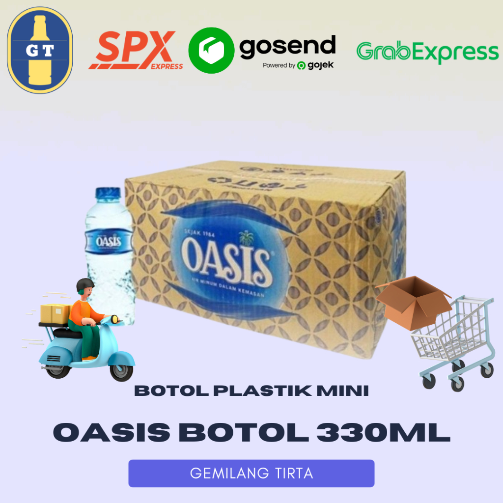 OASIS 330ML/BOTOL MINI PERDUS - isi 24 MURAHHH