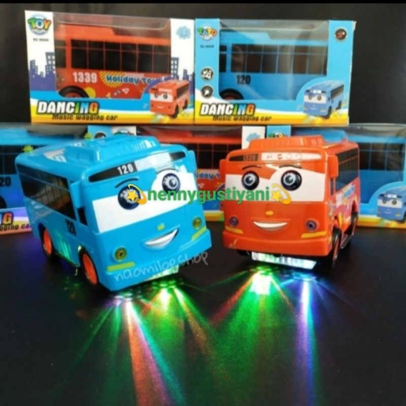 Mainan anak bus dayo dancing ada musik & lampu