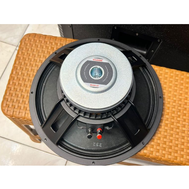 WISDOM W400 07 Komponen Speaker 15 inch W400-07 / W 400 07