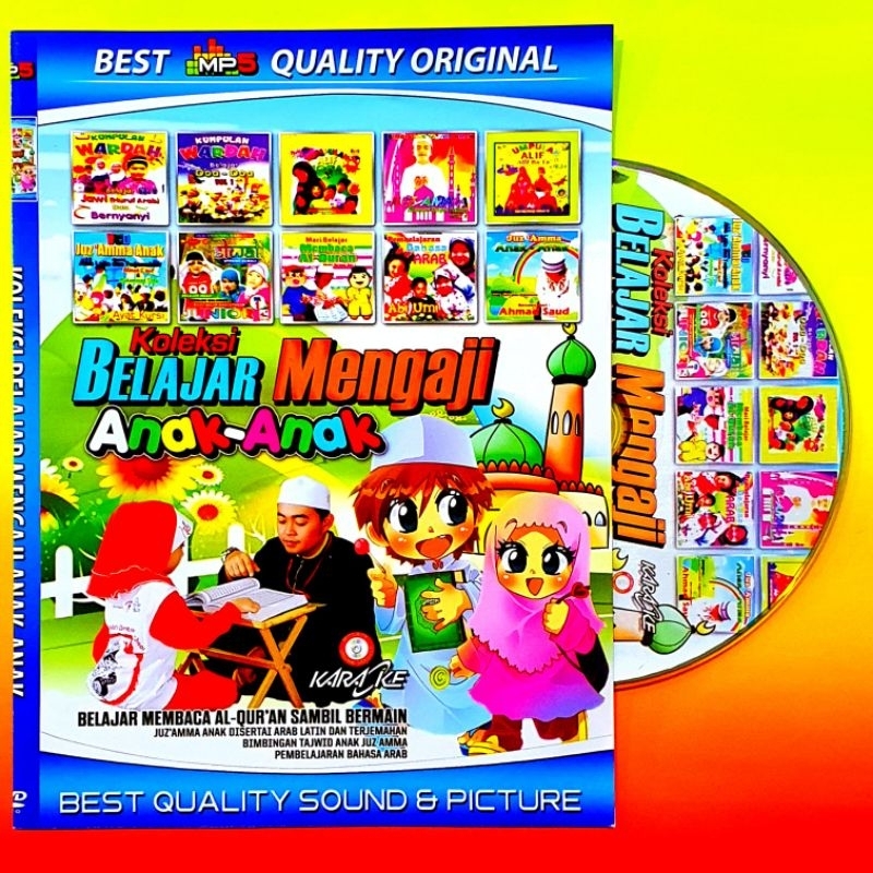 LENGKAP PAKAI BOX SEGEL-KASET MP5 KOLEKSI VIDEO EDUKASI ANAK MUSLIM-BELAJAR NGAJI-BELAJAR BACA AL QU