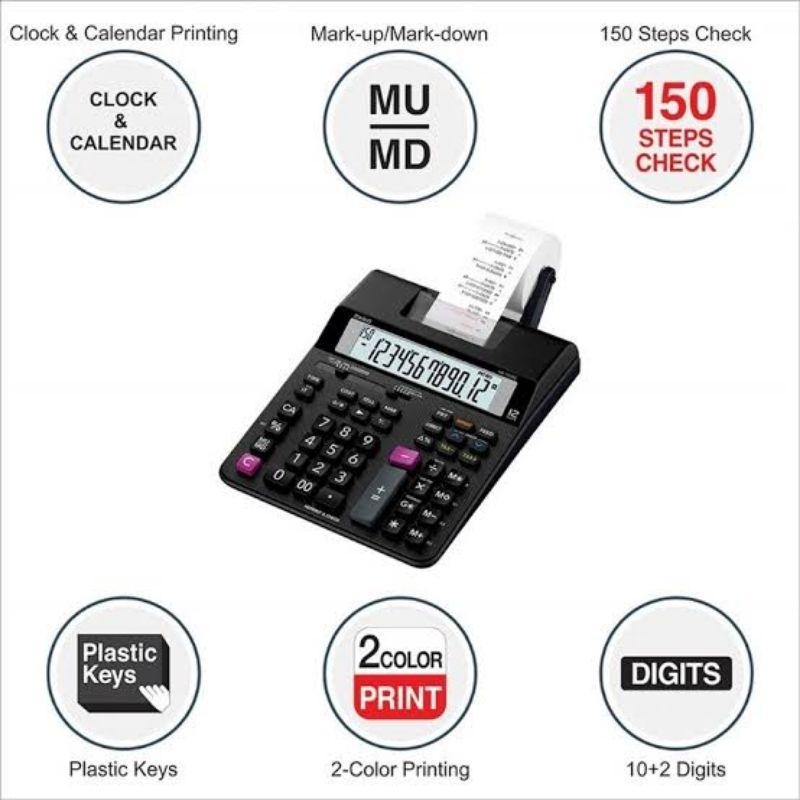 Kalkulator Print / Calculator Print Casio HR 150 RC