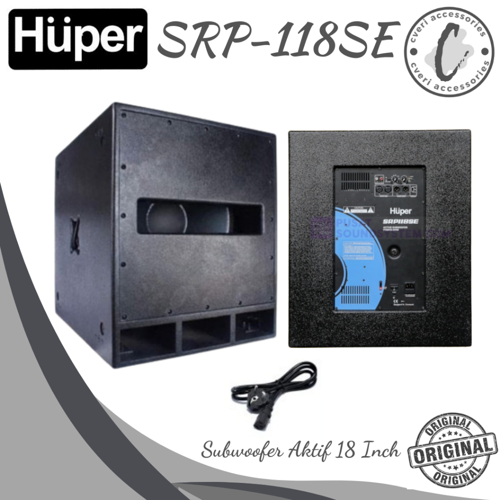 Huper SRP118SE Subwoofer Aktif 18 Inch Original SRP-118  SRP-118Se Sub Aktif