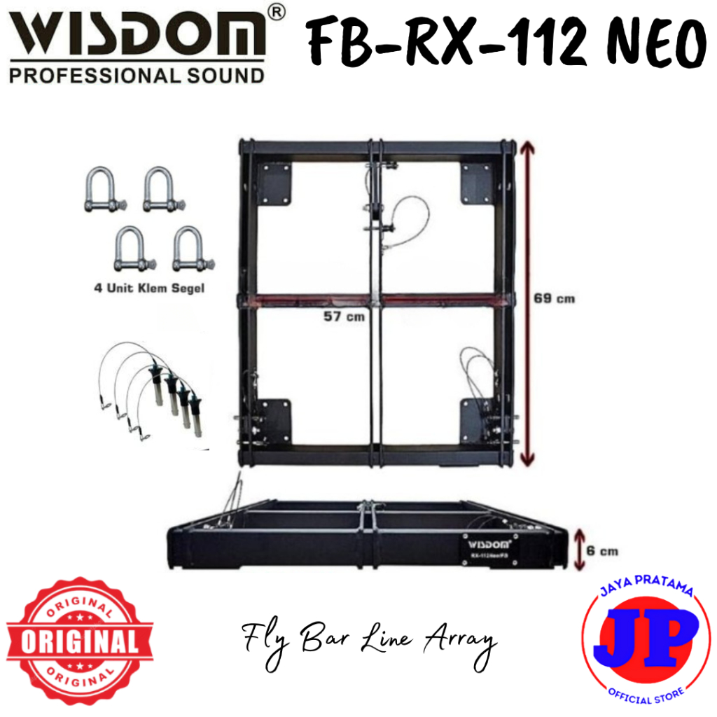Wisdom Fly Bar Line Array RX-112 Gantungan Line Array Wisdom RX112