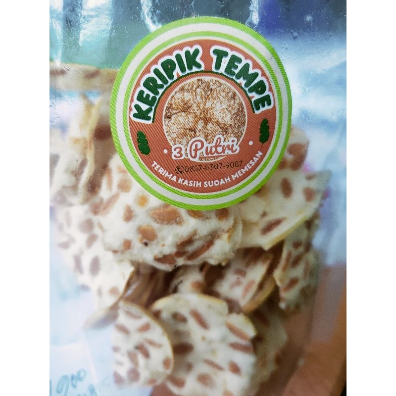 

Kripik tempe kemasan 120 g