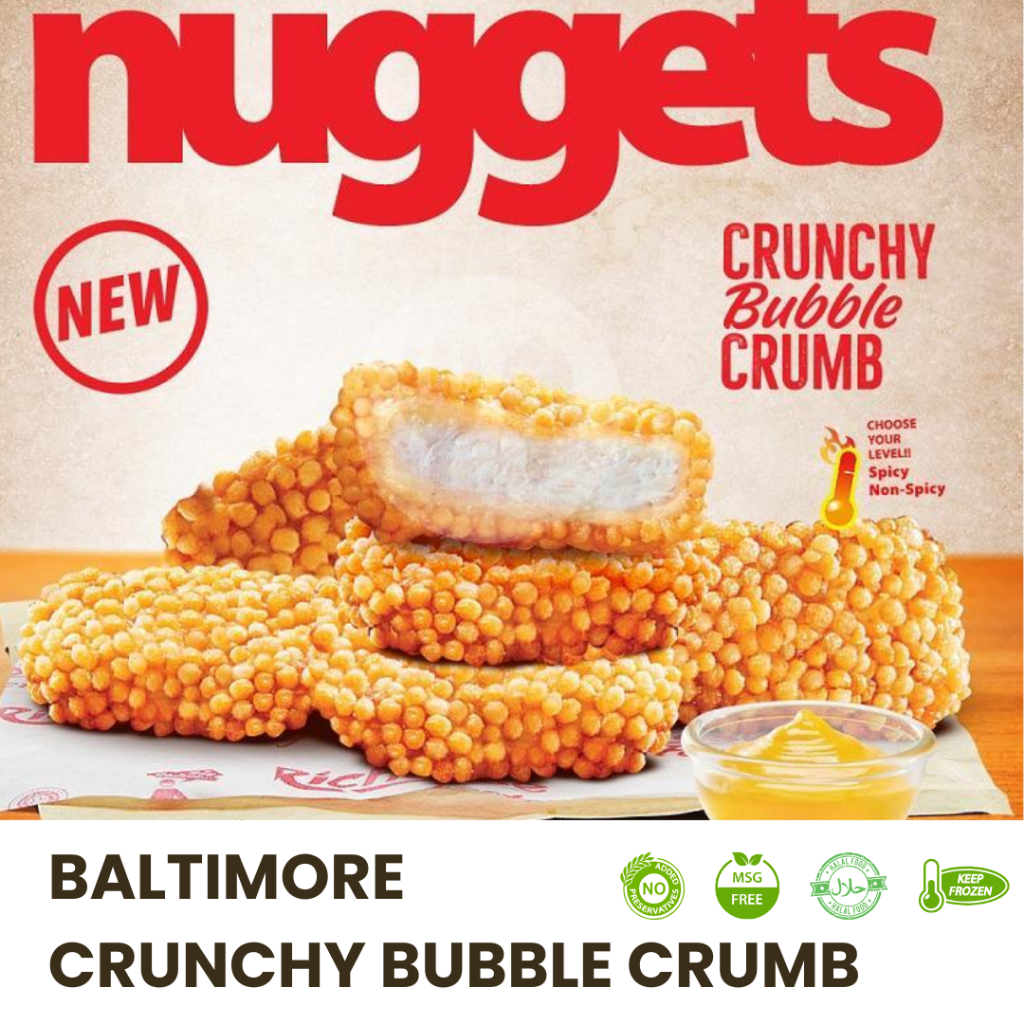 

nugget crunchy bubble crumb richeese