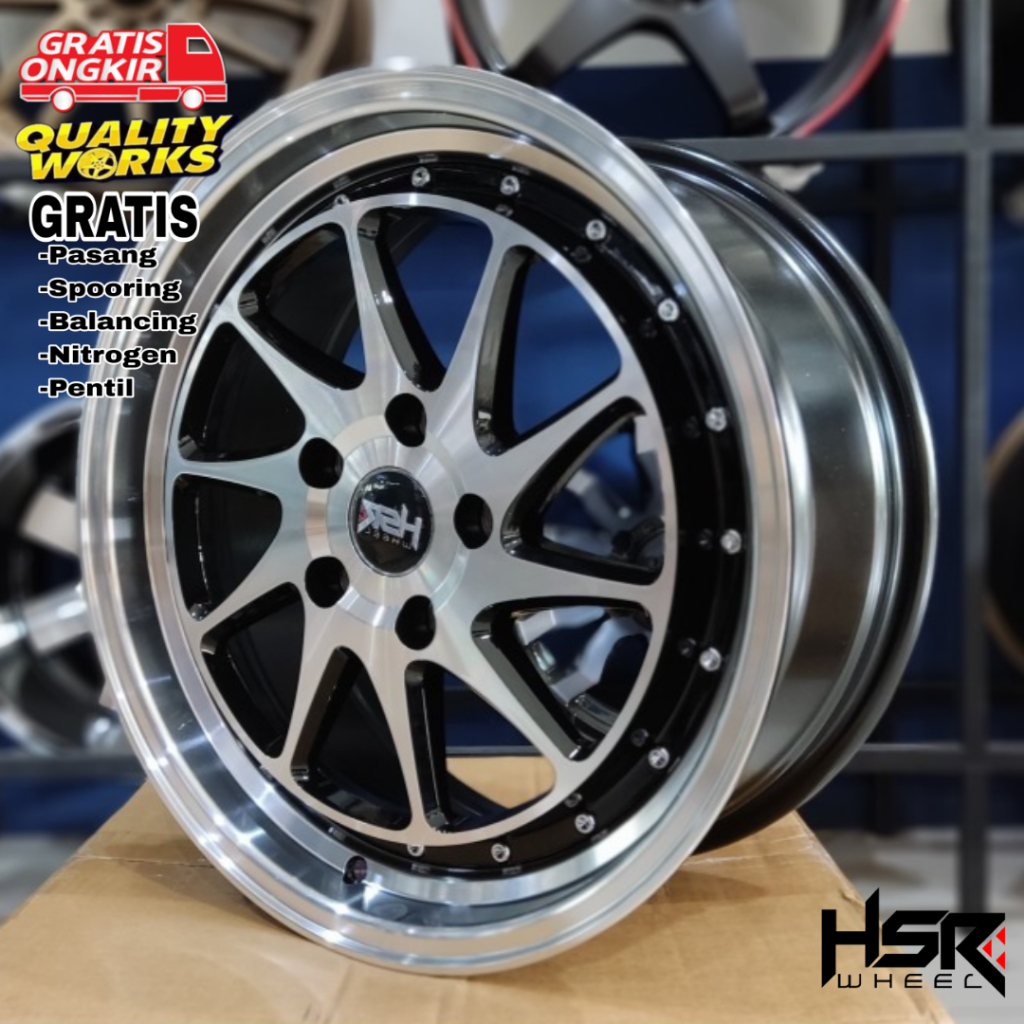 Velg Celong Mobil Civic Fd Ring 17 Lebar 7,5/8,5 Velg Racing Hsr Wheel Ozora