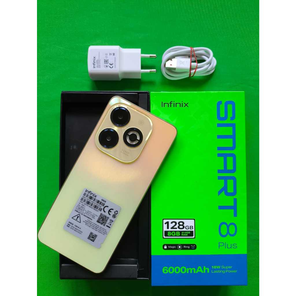 INFINIX SMART 8 PLUS 4/128GB SECOND FULLSET