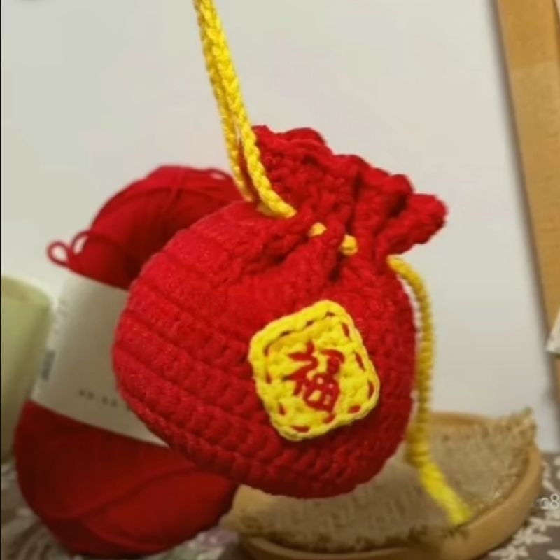 

Angpao Xincia Sincia Amplop Kekinian Pouch Bag Pouch Rajut Chinese Crochet