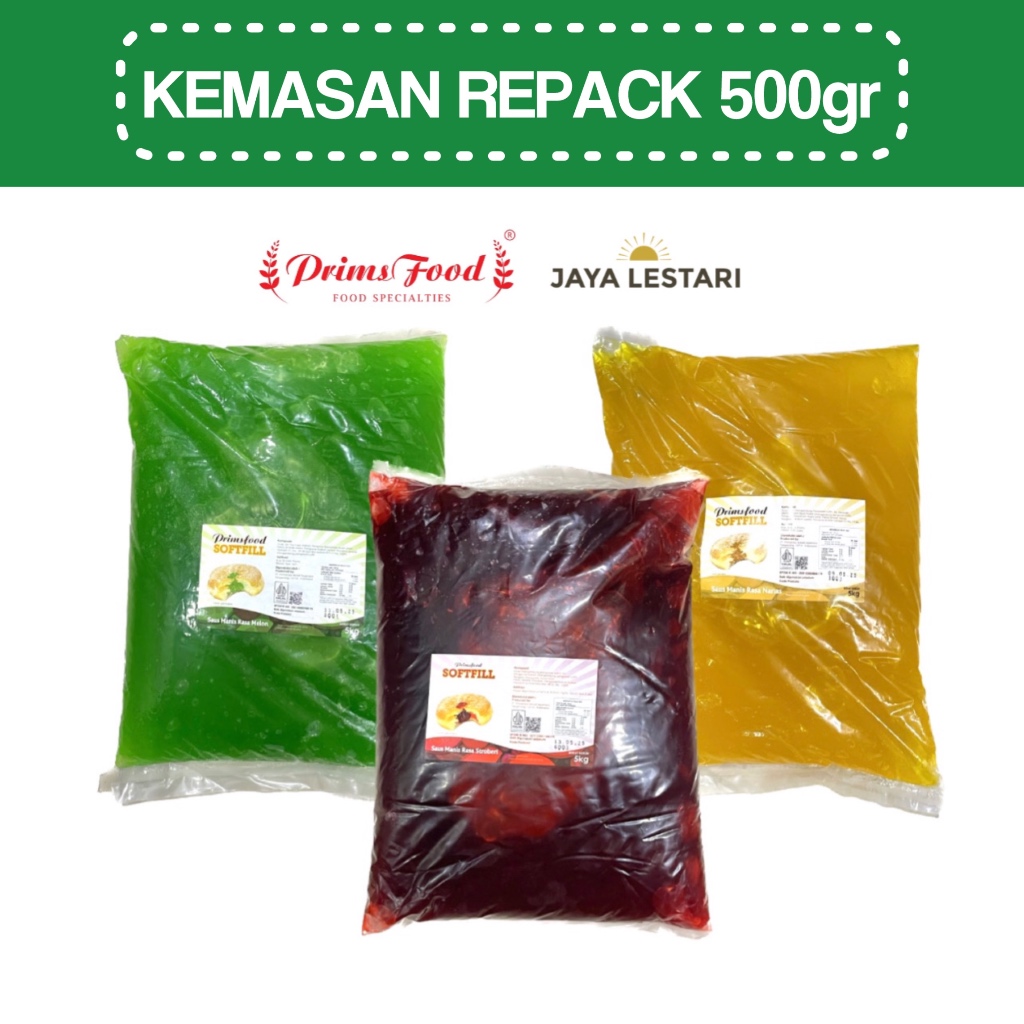 

Prims Food Softfill Excellent Selai Buah (Repack 500g) (4 Varian Rasa)