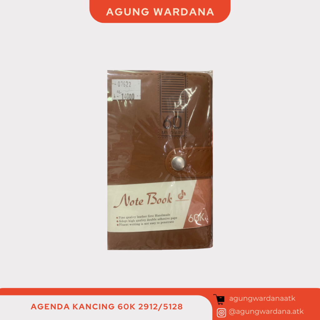 

BUKU AGENDA KANCING 60K 2912/5128