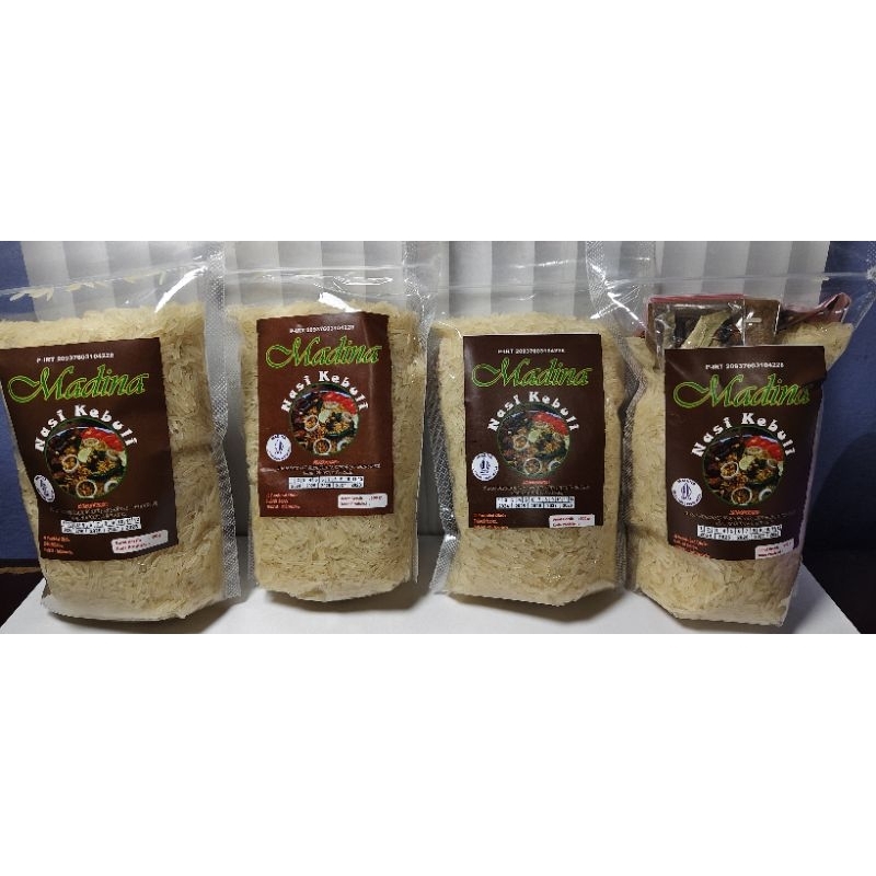 

MURAH Beras Kebuli Instan 500 gr.sudah termasuk bumbu untuk 5-7porsi beras basmati India