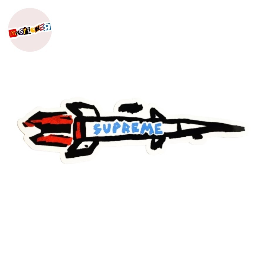 

sticker Supreme rocket graphic diecut stiker