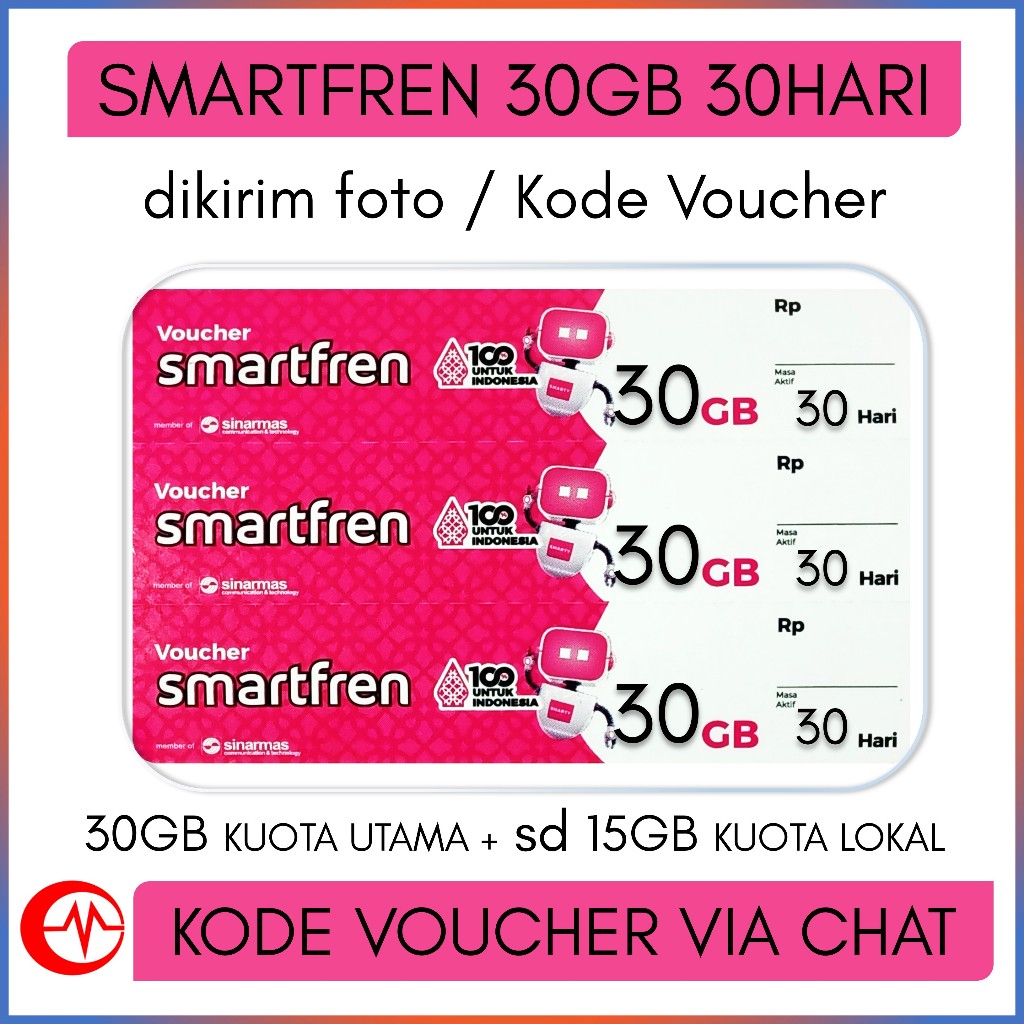 Voucher Smartfren 30GB 30 Hari