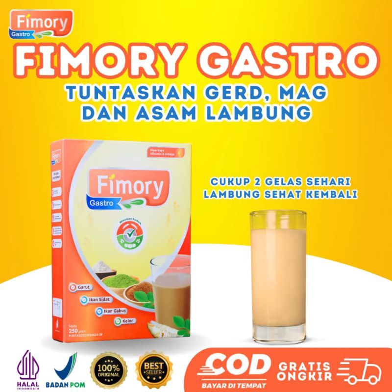 

Fimory Gastro 250gr - Sereal Mengatasi Asam Lambung/GERD akut | Original 100%