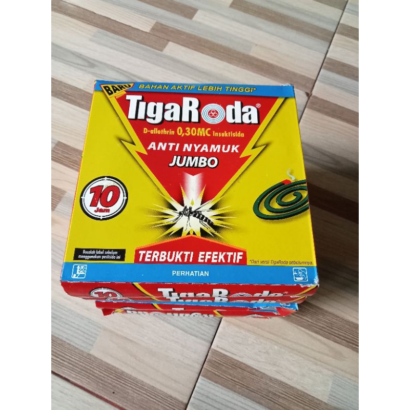 TIGA RODA obat nyamuk bakar 30pasang (6pak)