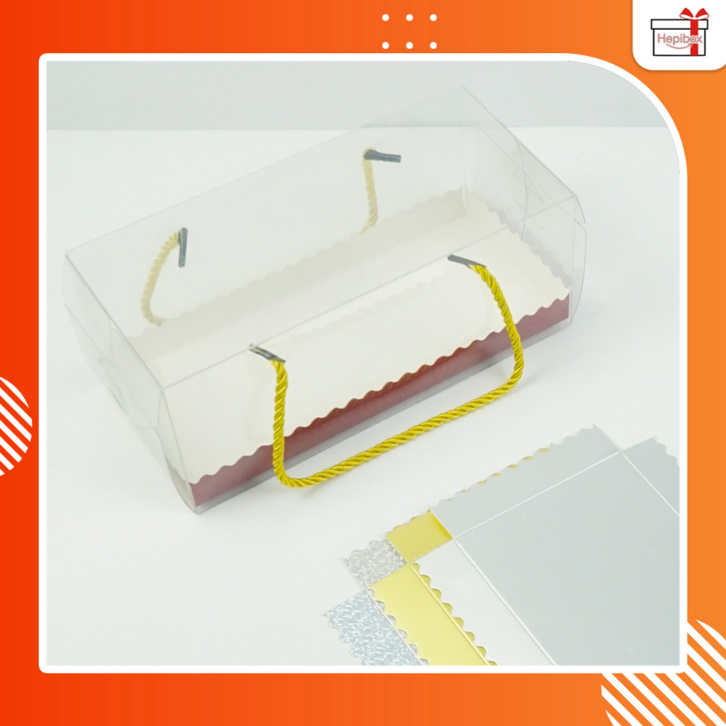 Box Mika Roll Cake / Kotak Mika Roll Cake / Box Mika Transparan / Kotak Mika Transpara | HDI03 (P)