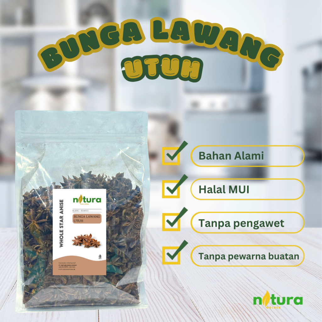 

Natura Golden Bunga Lawang Utuh