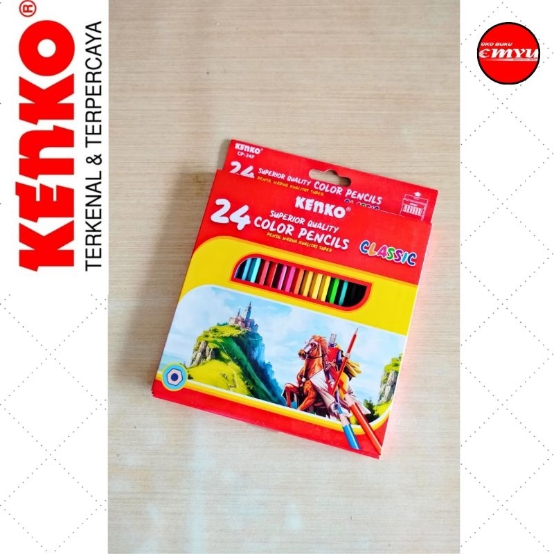 

Pensil 24 Warna Kenko Classic