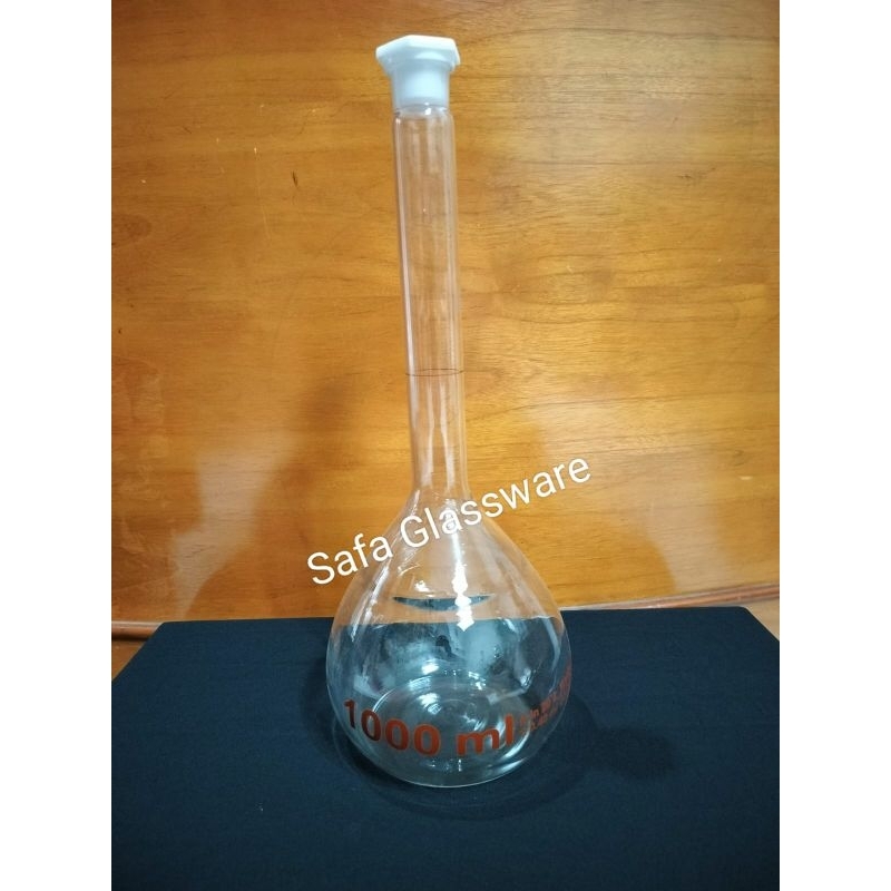 Labu Ukur 1000ml / Labu Takar/ Volumetric Flask Pyrex