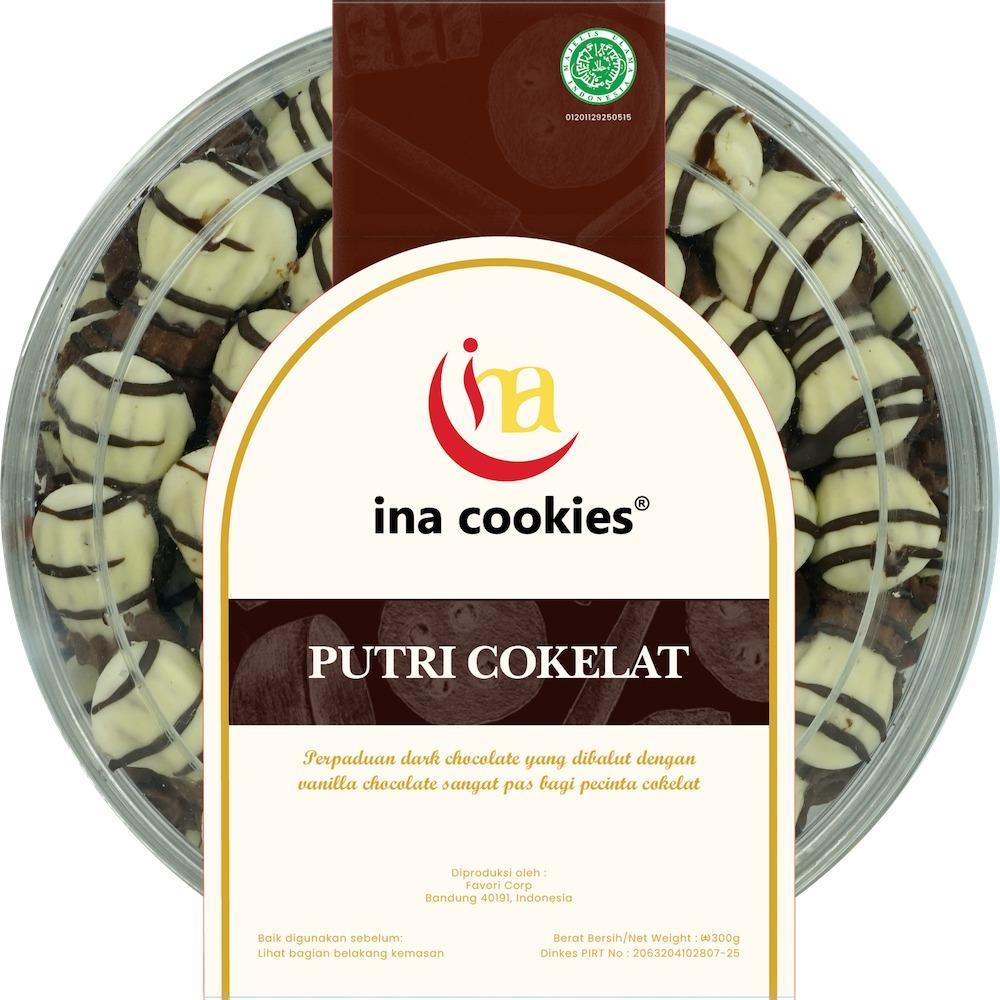 

Putri Coklat - Kue Kering Premium Toples Reguler by Ina Cookies (RAPUH)