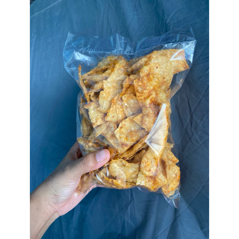 

pangsit goreng pedas 250gr