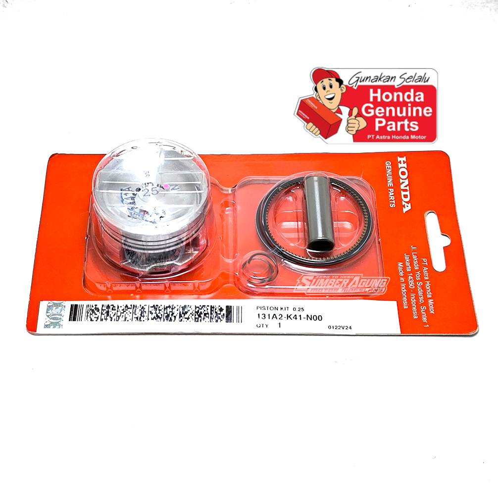 Piston Kit Seher Ring Pen Oversize 0.25 Supra X 125 Helm in Blade 125 Fi New Supra X 125 Fi Original