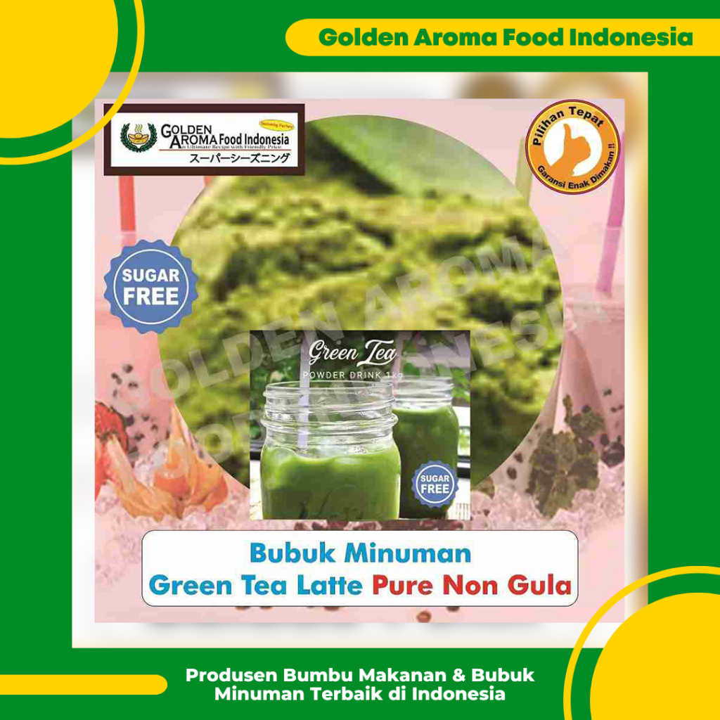 

Bubuk Minuman Green Tea Latte Pure Non Gula 1 Kg Teh Hijau Green Tea Powder No Sugar Tanpa Gula