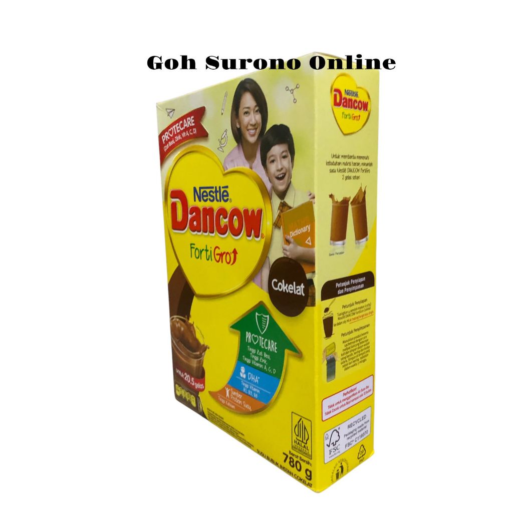 

Dancow Fortigro Coklat Box 780Gr NESTLE DANCOW FORTIGRO SUSU BUBUK