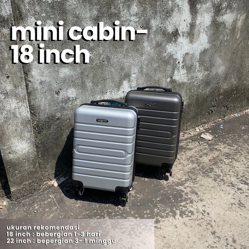 Termurah Bagpark Koper Fiber Polo Tronto Polo Vienna 18 Inch / Koper Fiber Polo 22 Inch / Koper