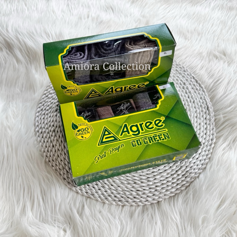 Promo Celana Dalam Pria Model Boxer Merek Agree AG002 Bahan Serat Rayon Super Jumbo 4L 5L 6L