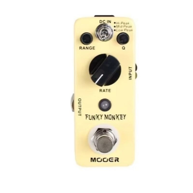 Mooer pedal funky monkey, digital auto wah pedal