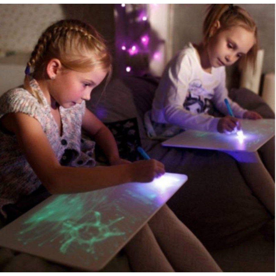 Edukasi Drawing Board Light papan Tulis LED