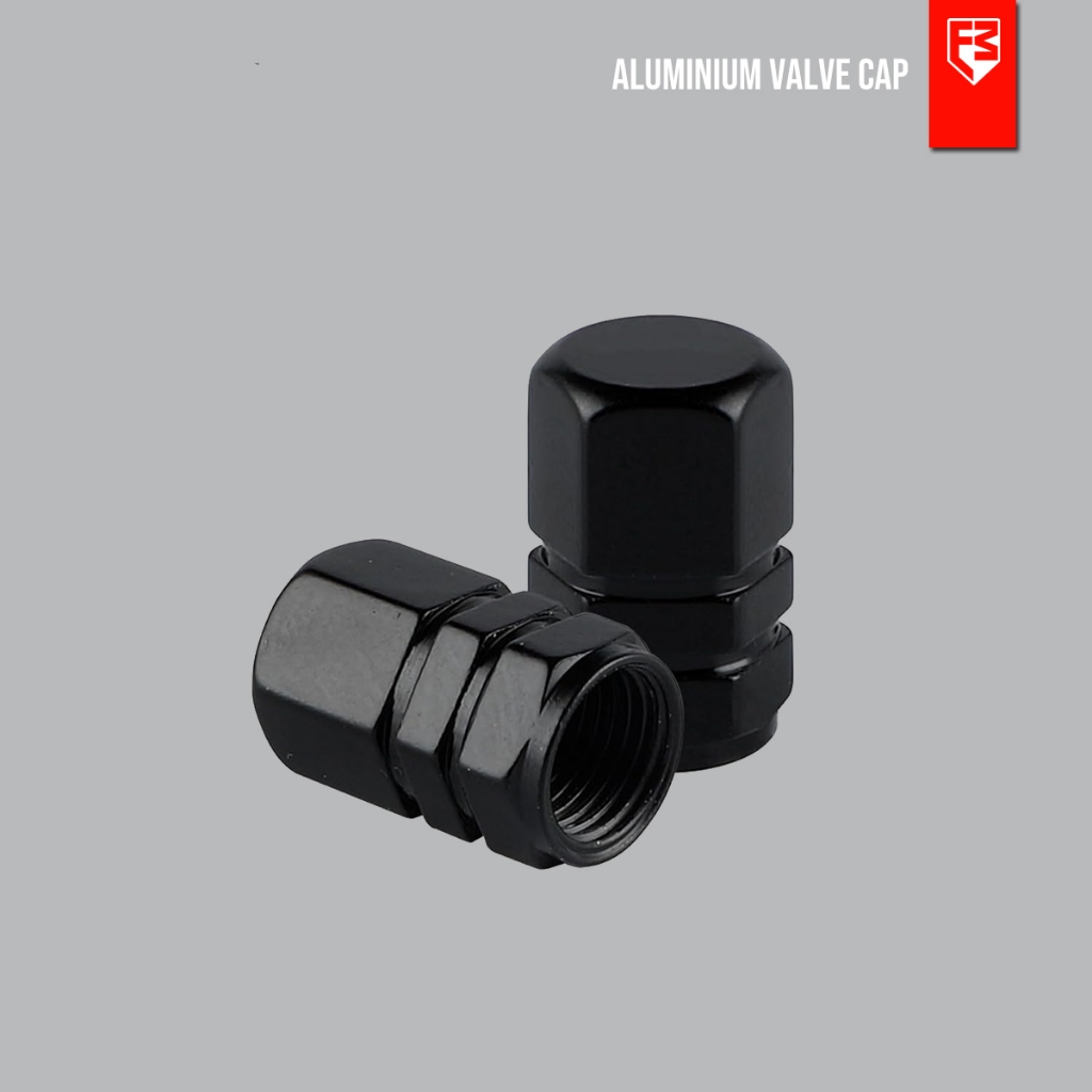 Tutup Pentil Aluminium Alloy Black Ban Motor Mobil nmax vario pcx xmax vespa stylo