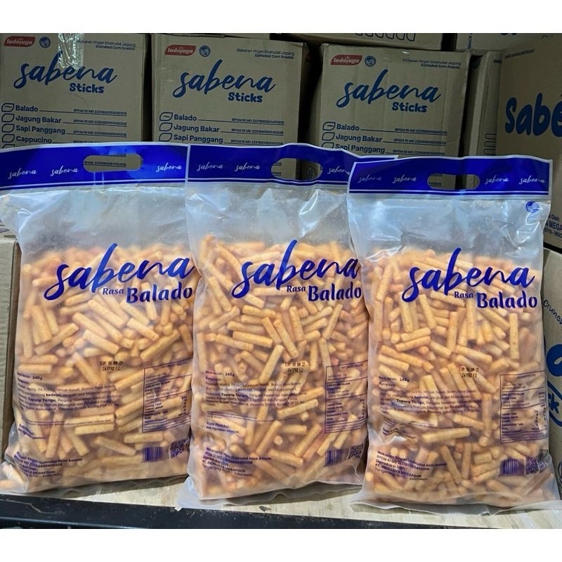 

BARU Makanan Ringan Sabena Snack 340 GR BESAR- Sabena Stik Snack 340 GRAM