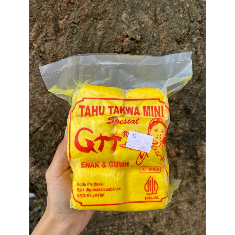 

Tahu Kuning Tahu Takwa Original Asli Kediri Awet Tahan Lama Isi 10 Biji