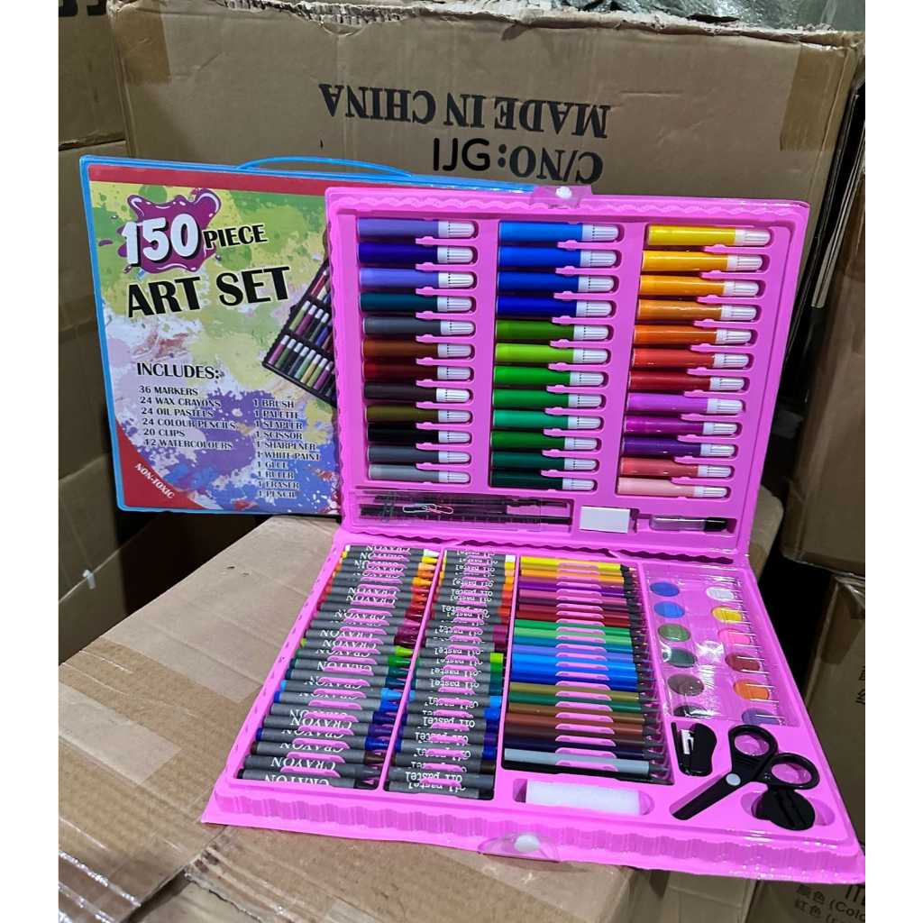 

Adn CRAYON 150 / Crayon Pensil Warna Art Set Pensil Warna Crayon