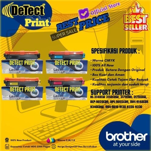 Catridge Toner Compatible Brother TN261 TN 261 Printer HL-3140CW, 3150CDW, 3170CDN, 3170 CDW