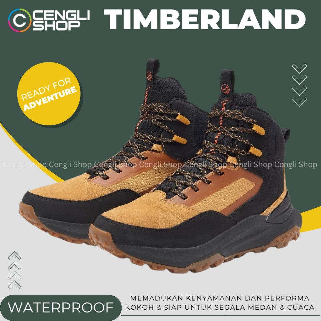 SEPATU GUNUNG TIMBERLAND PRIA ORIGINAL OUTDOOR HIKING BOOTS BOOT SNEAKERS SNEAKER WATERPROOF TM46
