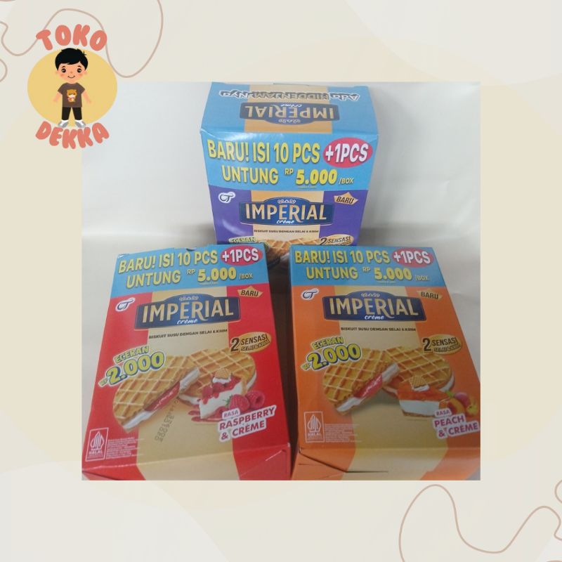 

Orangtua Biskuit Imperial Creme 1 box isi 10 + 1 pcs