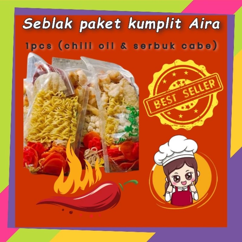 

Seblak instant varian Airafood Id