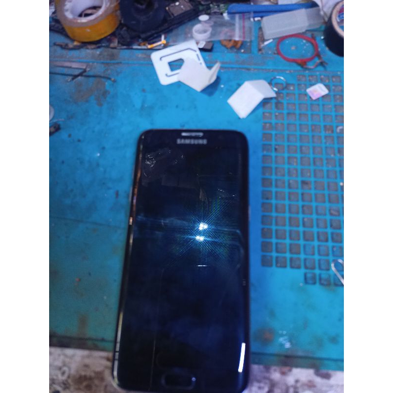 LCD Samsung S7 edge oryqinal copotan