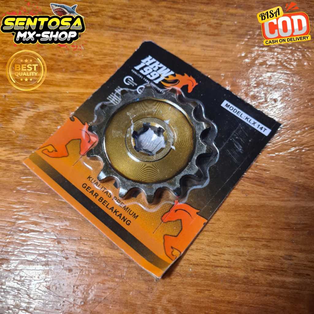 GEAR / GIR DEPAN KLX / DTRACKER150 / CRF / TIGER / MPRO / CB150R / SONIC / VERZA 428 13/14/15/16T 42
