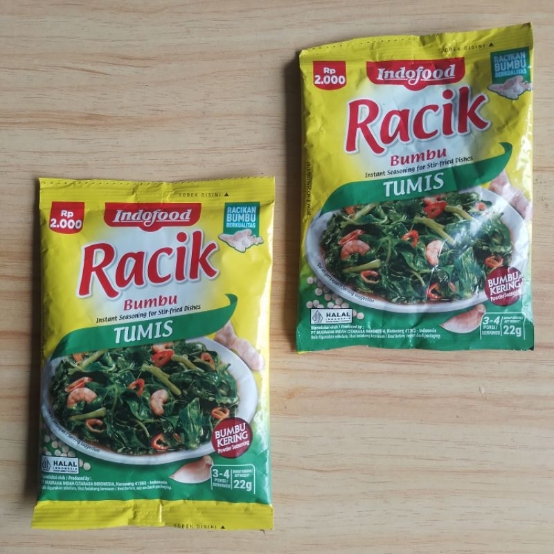 

bumbu racik tumis indofood 22 gr