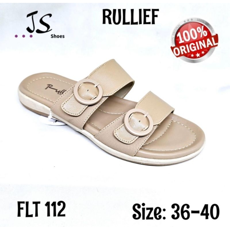 RULLIEF FLT 112 - SANDAL SLOP CASUAL WANITA DEWASA MERK RULLIEF ORIGINAL
