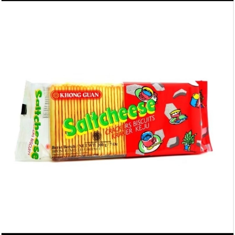 

Khong Guan Saltcheese Crackers 200g