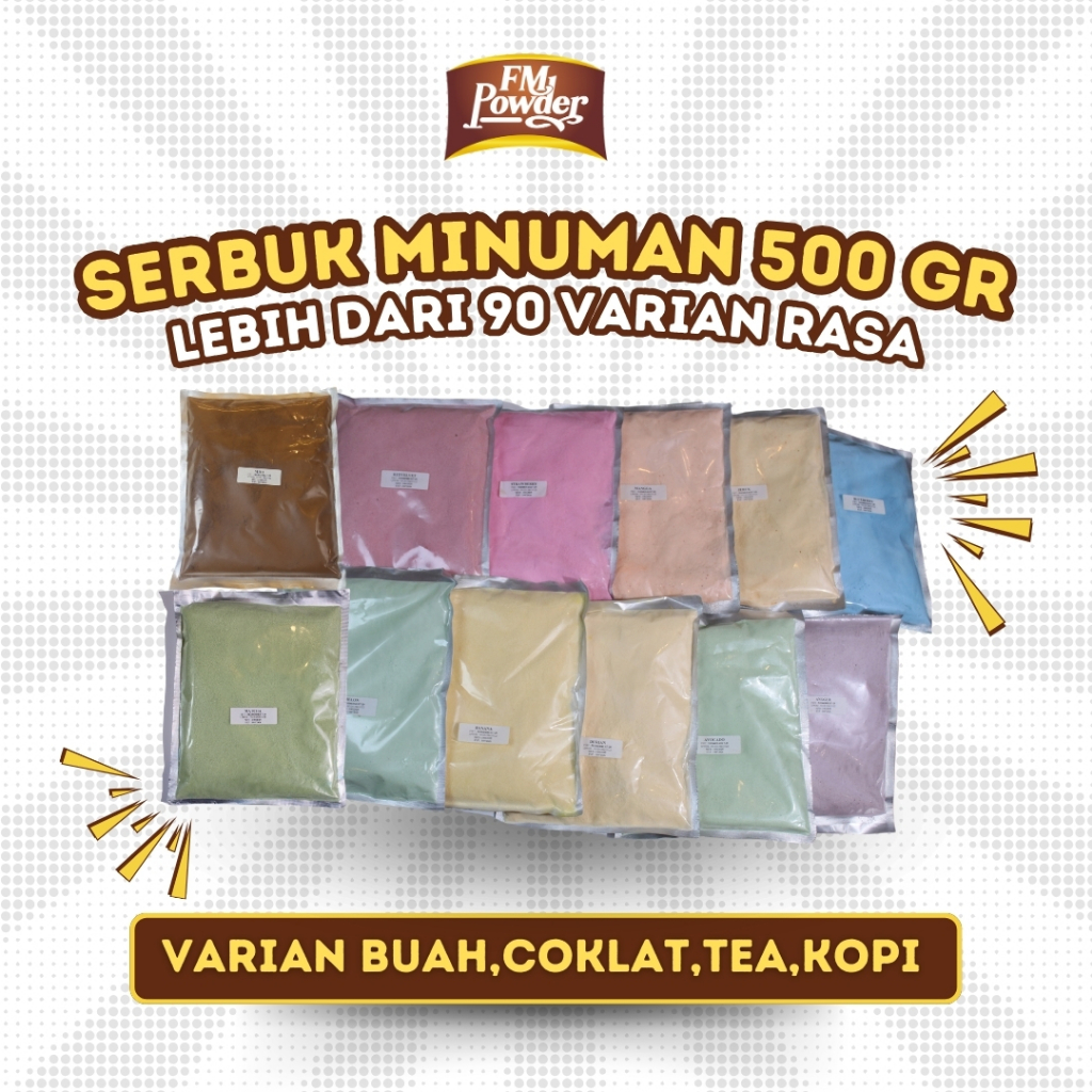 

BUBUK MINUMAN MIXNUM 500GR KEMASAN TRANSPARAN - BUBUK MINUMAN BUBUK MINUMAN RASA BUBUK MINUMAN PREMIUM BUBUK MINUMAN BOBA SERBUK MINUMAN ANEKA RASA BUBUK MINUMAN KEKINIAN SERBUK MINUMAN POWDER MINUMAN SERBUK MINUMAN BOBA BUBUK MINUMAN 250gr