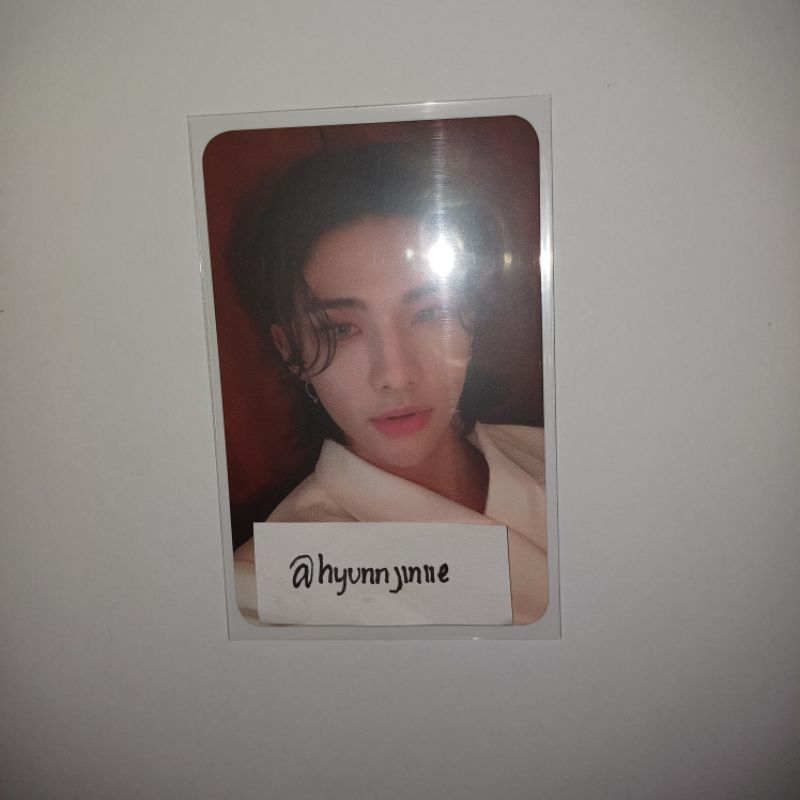 PHOTOCARD HYUNJIN STRAY KIDS SUBK RED LIGHTS NOEASY SKZ