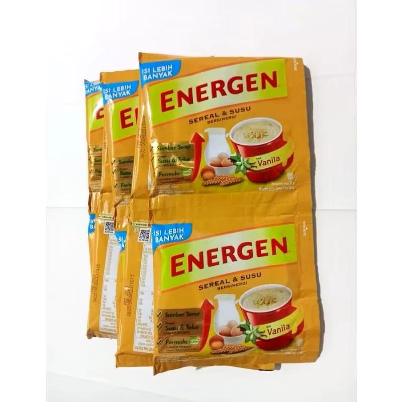 

ENERGEN KEMASAN BARU SACHET ISI 10 / 1 RENCENG