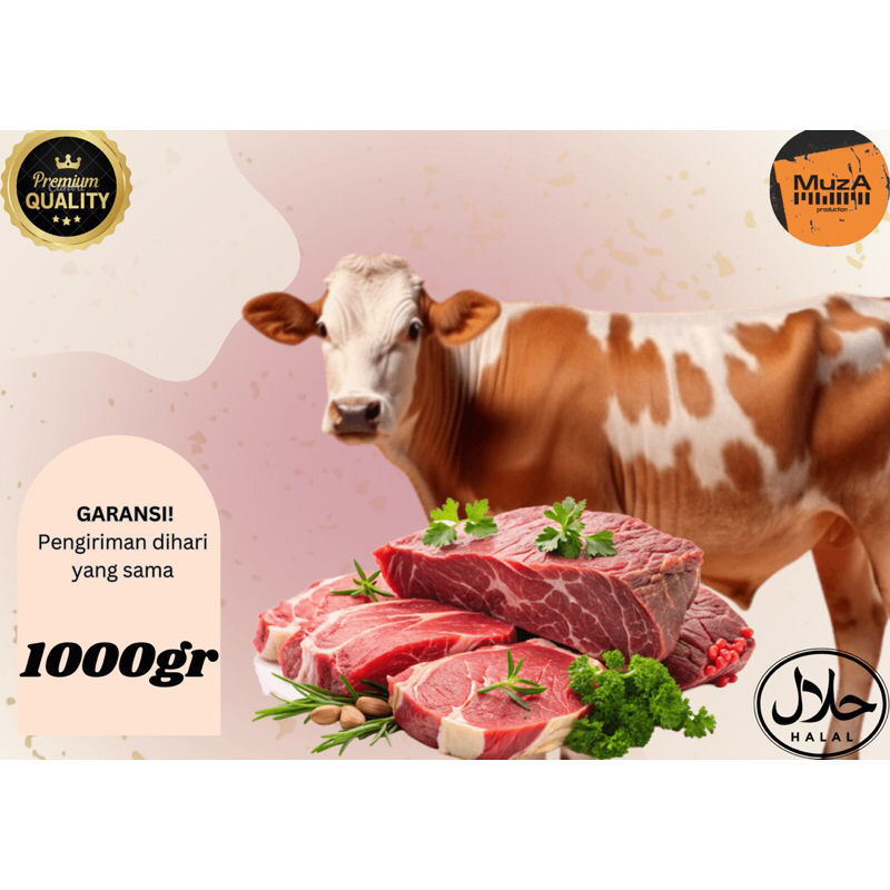 

DAGING SAPI BERKUALITAS 1000gr
